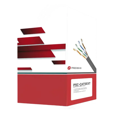 Cable UTP Cat5e PRECISION PSC-CAT5EXT para exterior, bobina de 305 m