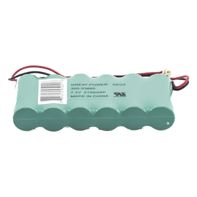 Batería de Respaldo NiCd / 7.2 V DC / 2100 mAh / Para Repetidor Inalámbrico / Conector Propiertario