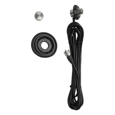 Kit de Montaje para Antenas Móviles / Cable RG58U 4.5 m (14.8 ft) / Conectores SO239-PL259 / Impedancia 50 Ω / Diseño Compacto