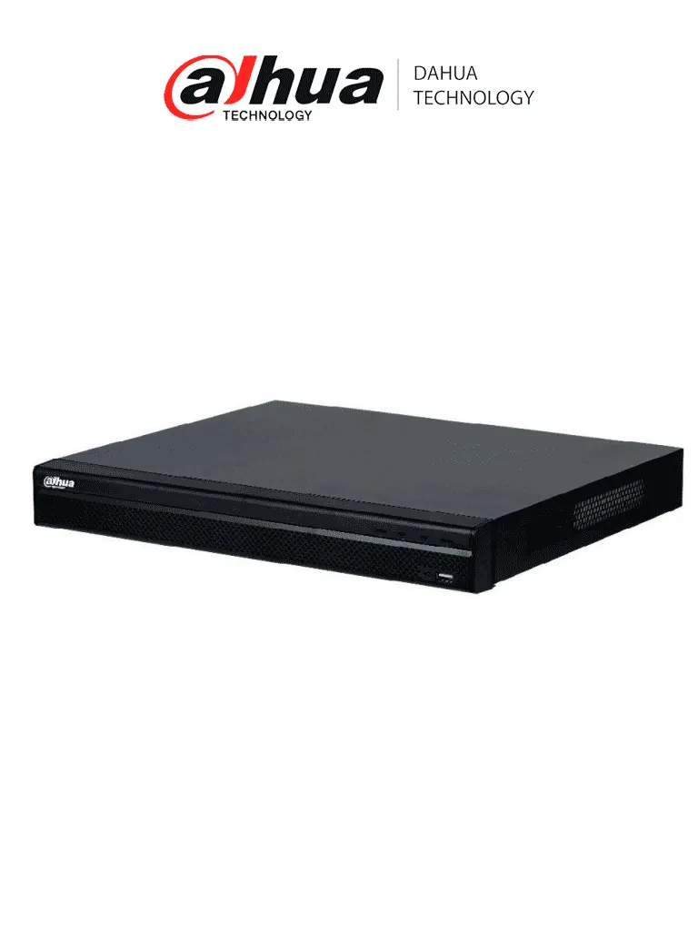 Grabador NVR Dahua DHI-NVR4216-16P-4KS3 4K con 16 puertos PoE