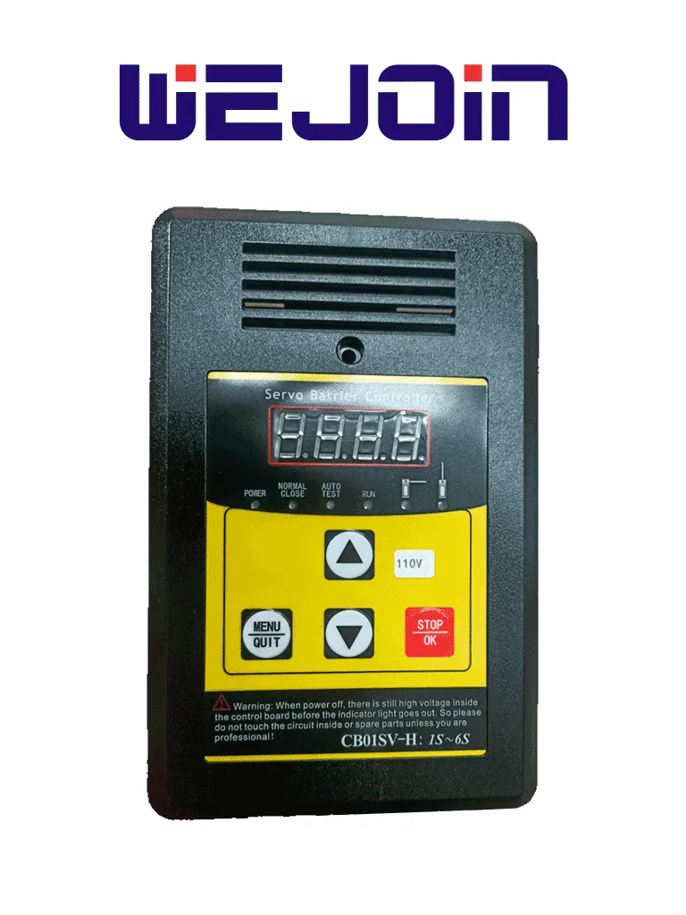 Panel de control WEJOIN WJBCP04 para barrera vehicular servo