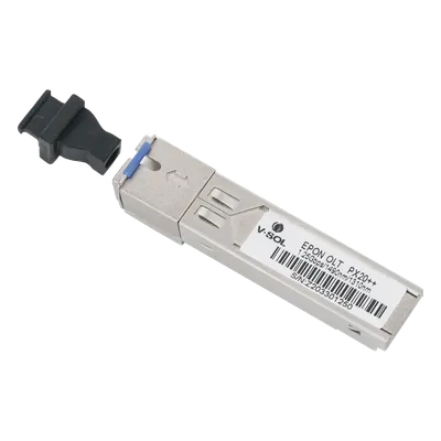 Módulo SFP EPON / 1.25 Gbps Simétrico / Alcance 20 km (12.4 mi) / PX20++ / SC/UPC / Temperatura Extendida 0-70°C