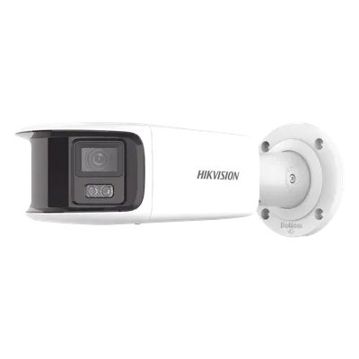 Cámara Bala IP Panorámica / 8 Megapixel (4K) / Dual Lente 4 mm / 180° / ColorVu 24/7 / Luz Blanca 40 m (131.2 ft) / WDR 130 dB / IP67 / PoE