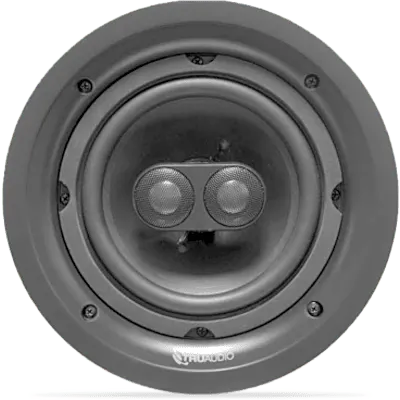 Altavoz de Techo Estéreo | Doble Bobina Móvil | Woofer de Polipropileno Inyectado 6.5 in | Tweeters de Cúpula de Seda dobles de 0.75 in |  5-100 W | 8 Ohms.