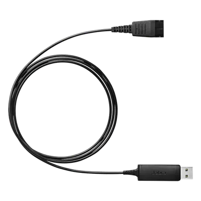 Adaptador USB a QD Jabra LINK-230 con DSP y filtrado de ruido