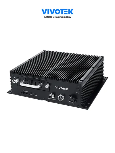 VIVOTEK NV9421P - NVR móvil 16 canales, 2 Bahias SSD 2.5", 16 puertos PoE M12, 1 puerto GE, 1 puerto HDMI, 1 puerto VGA, G-Sensor, GPS, 8xDI/4xDO, Salida de audio, EN50155:2021, MIL-STD-810G, ONVIF, WiFi (opcional), LTE (opcional)