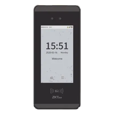 Terminal de acceso facial ZKTeco MINI-AC-PLUS con pantalla de 5 pulgadas