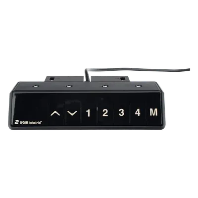 Control para escritorio ajustable EPCOM INDUSTRIAL CN33-3A3 con 4 memorias