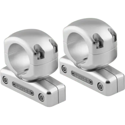 Accesorio de Montaje para Altavoz de Torre Cerrado / Montaje en Tubo Giratorio 2" (50.8 mm) / Par de Soportes / Acero Inoxidable / Giro 334° / Compatible con JL Audio ETXv2 y ETXv3 / Instalación en Tubos Horizontales