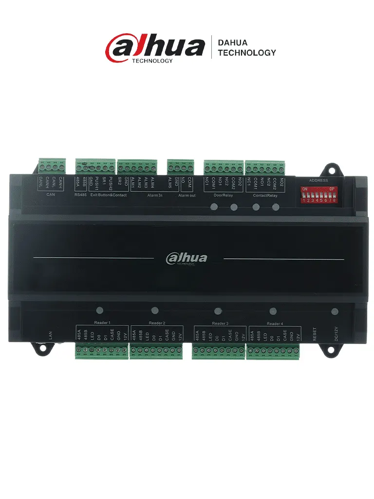 Módulo esclavo de control de acceso Dahua ASC2102B-T para 2 puertas