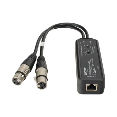 Extensor de audio EPCOM PROAUDIO EPP-AUD2XEN de 2 canales XLR