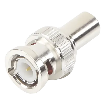 Carga Coaxial Terminal / 75 Ohm / 1/2 Watt / Conector BNC Macho / Níquel / Oro / Delrin