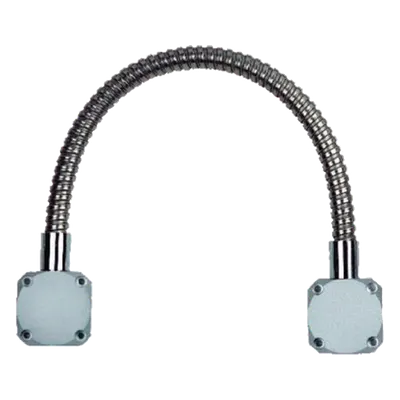 Loop para Cable / Montaje Superficie Lado Bisagra / 4-Conductor Cal 22 o 2-Conductor Cal 18 / 7 pulgadas (177.8 mm) / Uso Pesado / Acabado Plata