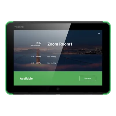 Panel de Programación de Salas / Pantalla 10.1" 1280x800 / LED RGB 360° / Android 13 / Lector NFC/RFID / Sensores ToF y Luz