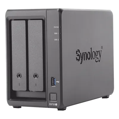 Servidor NAS de escritorio con 2 bahías / Expandible a 7 bahías / Hasta 112 TB