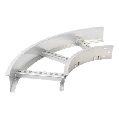Curva horizontal CHAROFIL CHC908R8X9AK de 90° en aluminio