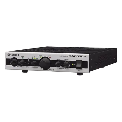 Mezclador Amplificador / 2 Canales / 30 W por Canal / 1 Zona / Baja y Alta Impedancia / 2 Entradas de Micrófono / Entrada Auxiliar
