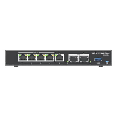 Router y plataforma de comunicaciones Grandstream GCC6010 con PoE