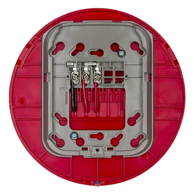 Base AV inalámbrica Fire-Lite WAV-CRL, montaje en techo, color rojo
