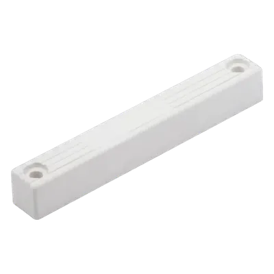 Imán para Contacto Magnético / Diseño Compacto / Plástico ABS / Color Blanco / Distancia entre Tornillos 88 mm