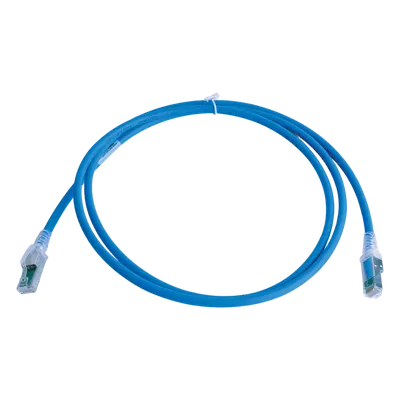 Patch Cord / Cat6A S/FTP / CM/LS0H / 1.52 m (5 ft) / Alta Densidad / Azul