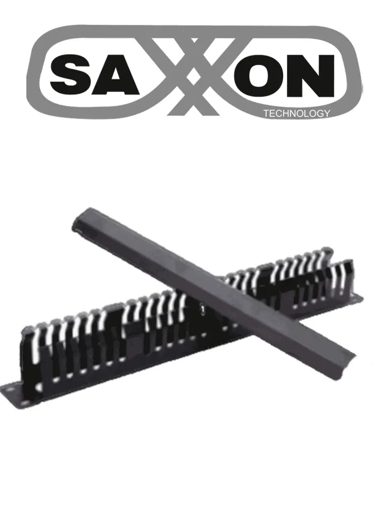 Organizador de cables SAXXON CO-48P para rack de 19 pulgadas, 1U