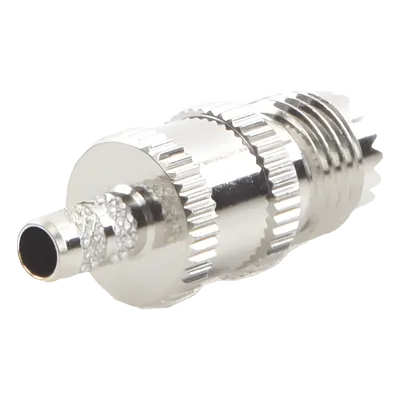 Conector Mini UHF hembra RF Industries RFU-601-1 para RG-58/U y RG-142/U