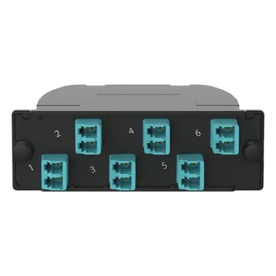 Casete de fibra óptica Panduit FC2ZN-12-10AS OM4 de 12 fibras