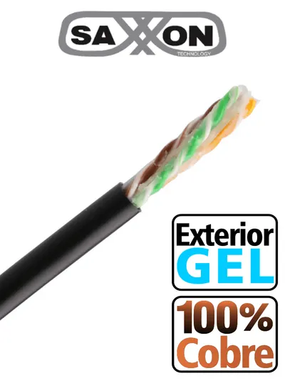 Bobina de cable UTP Cat6 SAXXON OUTPCAT6GCOPEXT para exterior
