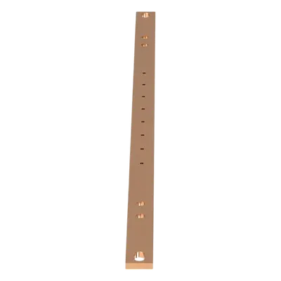 Pletina de Conexión a Tierra / 19" (482.6 mm) / 8 Orificios / Cobre / UL Listed