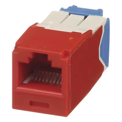 Jack RJ45 Panduit CJ6X88TGRD Cat 6A, terminación sin impacto