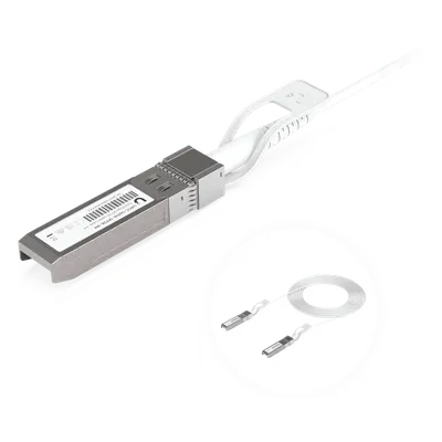Cable DAC/AOC SFP28 / 25/10/1 Gbps / 3 m (9.8 ft) / Auto Link Optimization / Uplink