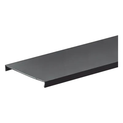 Tapa para canaleta ranurada PANDUIT C1BL6 de 6 pies, negra