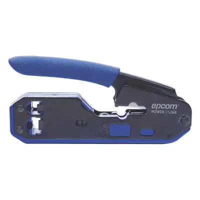 Pinza de red EPCOM POWERLINE EP668 compacta para RJ45 y RJ11
