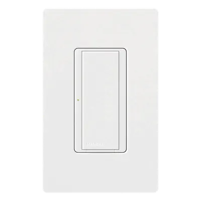 Interruptor electrónico on/off / 120 V~ 60 Hz / 8 A máx / iluminación y ventilador / multilocalización con hasta 9 accesorios MA-AS / Maestro / blanco