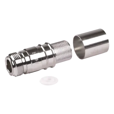 Conector coaxial N hembra Times Microwave EZ-600-NF-X para cable LMR600