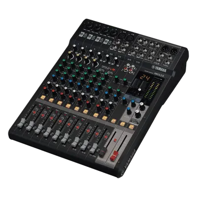 Mezcladora de Audio / 12 Canales / 6 Entradas Micrófono-Línea / 2 Entradas Estéreo / Efectos SPX / Preamplificadores D-PRE / Phantom +48V