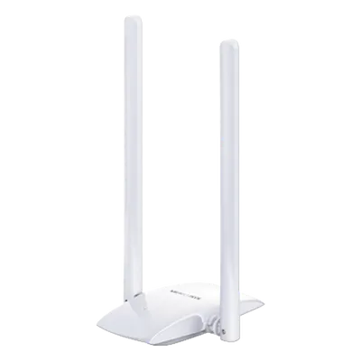 Adaptador Wi-Fi USB Mercusys MW300UH con dos antenas de 5 dBi