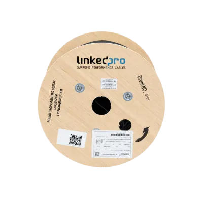 Cable Drop FTTH / Fibra Monomodo G.657.A2 / 1 km / Tubo Acero Inoxidable / 3 mm / Autosoportado Aéreo