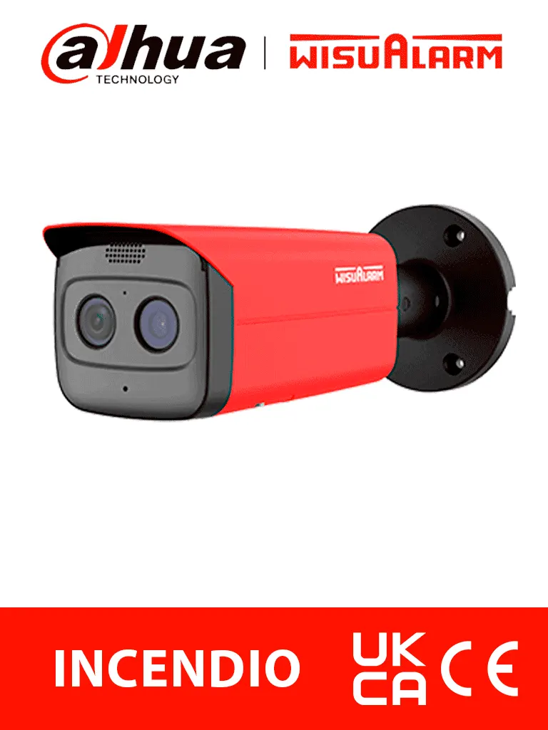 Cámara IP Térmica DAHUA DHI-HY-FT431LFP con Detección de Fuego y Alertas Integradas