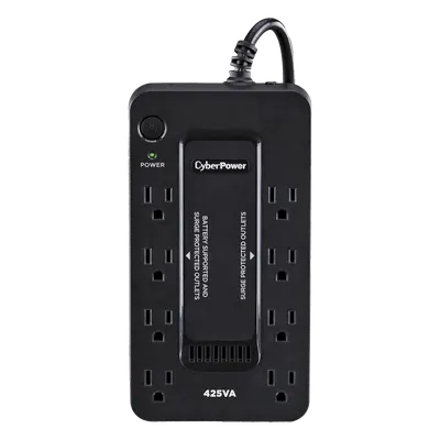 UPS CyberPower ST425 de 425 VA con 8 tomas y respaldo por batería