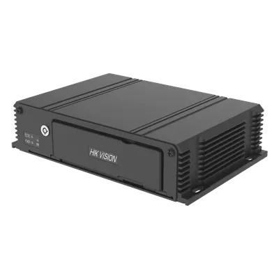 Grabador de Video Móvil AE-MD5043-SD Series / 4 Canales HDTVI-AHD-CVBS / SD Card Hasta 256 GB / 4G Integrado / GPS y GLONASS / Chasis de Aluminio Sin Ventilador / Compatible con H.264 y H.265