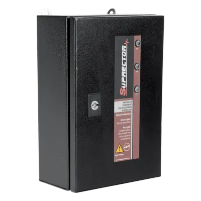 Supresor de Picos Clase C / 3 Fases / 127/220 Vca / 200 kA / Gabinete Industrial