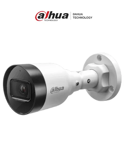 Cámara IP bullet Dahua DH-IPC-HFW1431S1-A-S6 de 4 MP con PoE