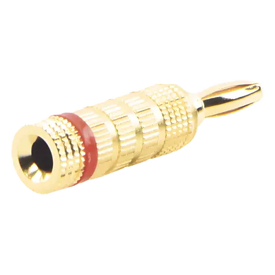 Conector banana EPCOM PROAUDIO EP-BSCR rojo con bloqueo por tornillo