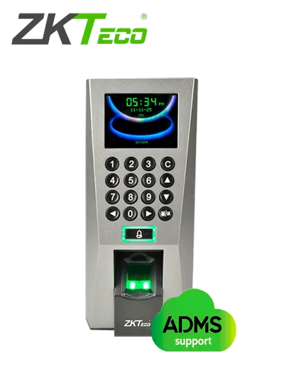 ZKTECO F18MF - Control de Acceso y Asistencia / 3000 Huellas / 5000 Tarjetas Frecuencia 13.56 Mhz / 30000 Registros / Tarjetas MF / TCPIP /  USB / Compatible con Software Gratuito ZK Access 3.5