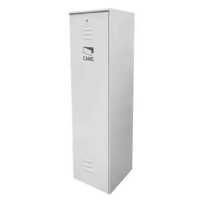Barrera vehicular CAME / G3750 / Gabinete color blanco / sin accesorios