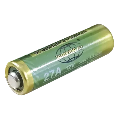Bateria Alcalina / No Recargable / Tamaño 27 A / 12 V / Uso en Controles Remotos, Juguetes, Linternas, Timbres y Otros, Venta por Pieza.