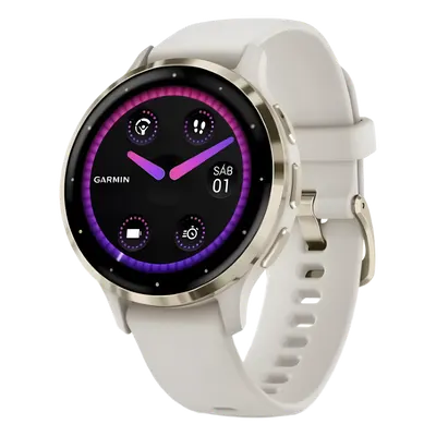 Smartwatch / Pantalla AMOLED 1.2" / Batería 10 Días / GPS + GLONASS + Galileo / Monitor Cardíaco / Resistencia Agua 5 ATM / Almacenamiento 8 GB