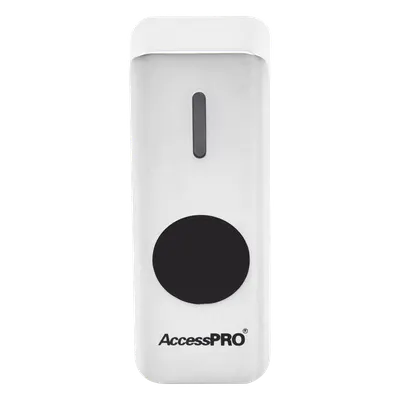 Botón de Salida sin Contacto / IR / Distancia Ajustable 4 a 15 cm / Temporizador 0.3 a 30 s / IP68 / 12VDC